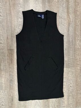 VTG 90s Black Academia Coquette Sheath Dress LizSport Sz Medium